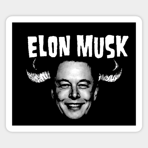 ELON IS 138 Sticker by Elon's Closet